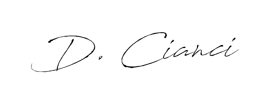 D. Cianci stylish signature style. Best Handwritten Sign (Antro_Vectra) for my name. Handwritten Signature Collection Ideas for my name D. Cianci. D. Cianci signature style 6 images and pictures png
