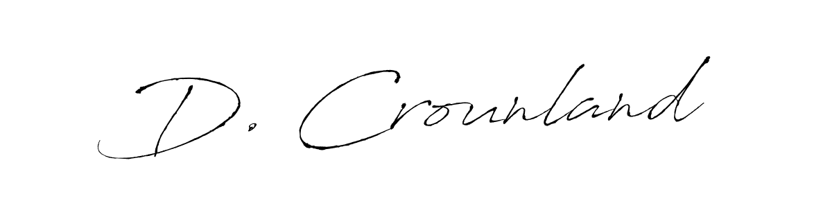 Make a beautiful signature design for name D. Crounland. Use this online signature maker to create a handwritten signature for free. D. Crounland signature style 6 images and pictures png