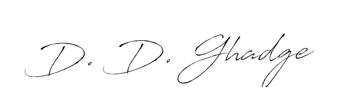 Make a beautiful signature design for name D. D. Ghadge. Use this online signature maker to create a handwritten signature for free. D. D. Ghadge signature style 6 images and pictures png