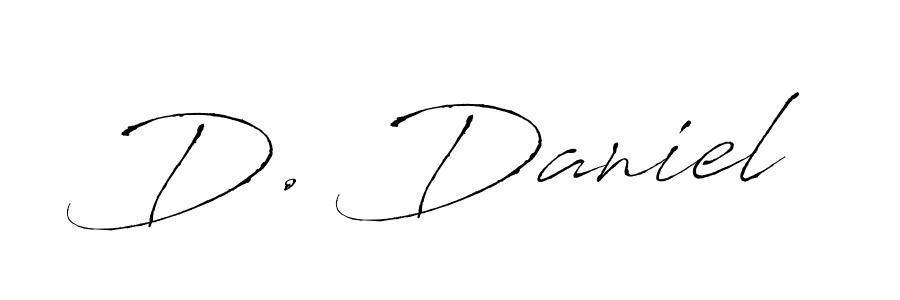 The best way (Antro_Vectra) to make a short signature is to pick only two or three words in your name. The name D. Daniel include a total of six letters. For converting this name. D. Daniel signature style 6 images and pictures png