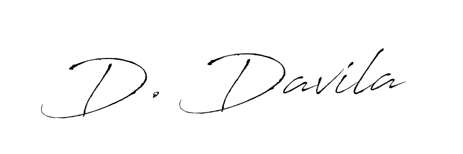 D. Davila stylish signature style. Best Handwritten Sign (Antro_Vectra) for my name. Handwritten Signature Collection Ideas for my name D. Davila. D. Davila signature style 6 images and pictures png