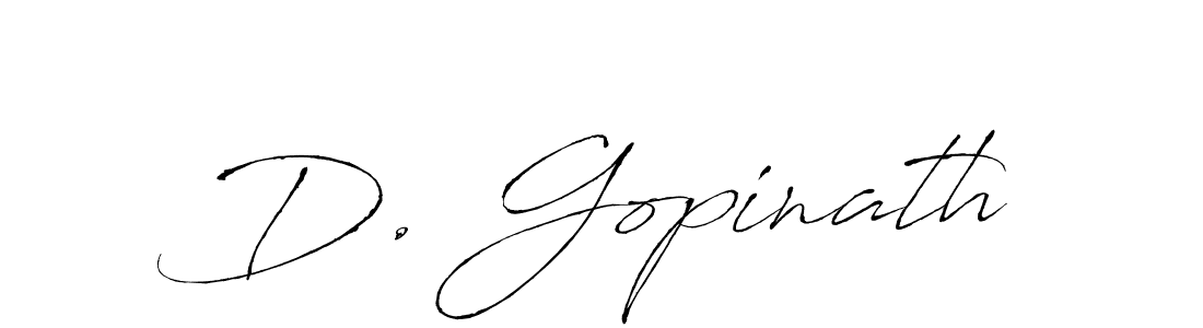 Make a beautiful signature design for name D. Gopinath. With this signature (Antro_Vectra) style, you can create a handwritten signature for free. D. Gopinath signature style 6 images and pictures png