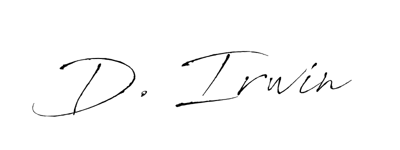 Create a beautiful signature design for name D. Irwin. With this signature (Antro_Vectra) fonts, you can make a handwritten signature for free. D. Irwin signature style 6 images and pictures png