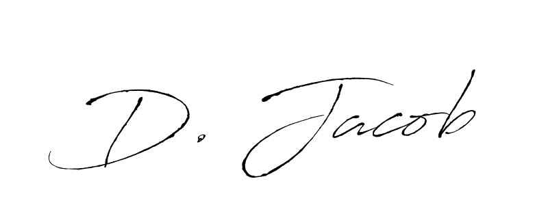 Design your own signature with our free online signature maker. With this signature software, you can create a handwritten (Antro_Vectra) signature for name D. Jacob. D. Jacob signature style 6 images and pictures png
