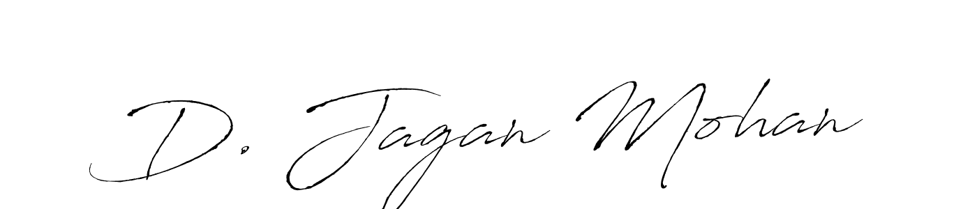 Make a beautiful signature design for name D. Jagan Mohan. With this signature (Antro_Vectra) style, you can create a handwritten signature for free. D. Jagan Mohan signature style 6 images and pictures png
