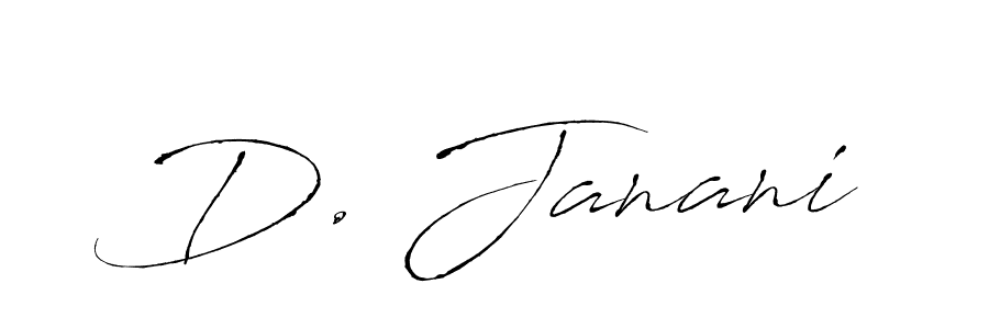 Also we have D. Janani name is the best signature style. Create professional handwritten signature collection using Antro_Vectra autograph style. D. Janani signature style 6 images and pictures png