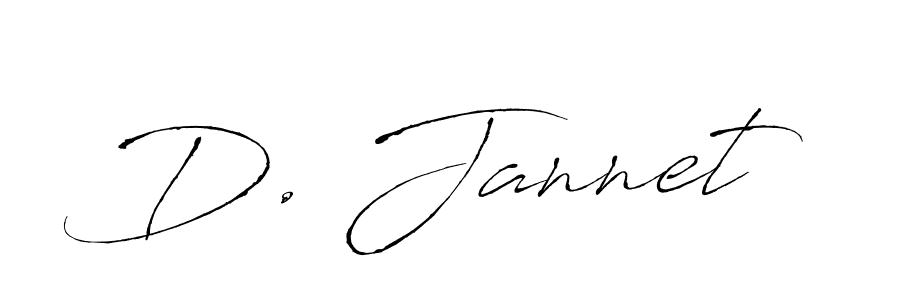 Design your own signature with our free online signature maker. With this signature software, you can create a handwritten (Antro_Vectra) signature for name D. Jannet. D. Jannet signature style 6 images and pictures png