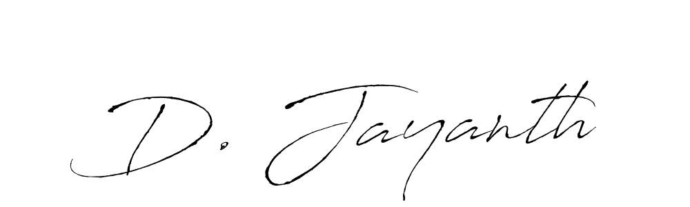 Make a beautiful signature design for name D. Jayanth. With this signature (Antro_Vectra) style, you can create a handwritten signature for free. D. Jayanth signature style 6 images and pictures png