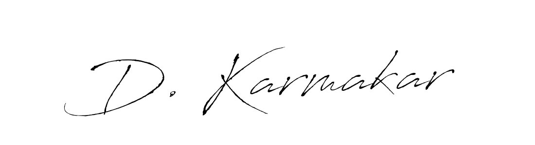 Make a beautiful signature design for name D. Karmakar. With this signature (Antro_Vectra) style, you can create a handwritten signature for free. D. Karmakar signature style 6 images and pictures png