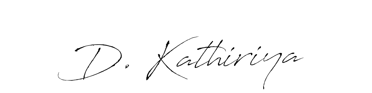 if you are searching for the best signature style for your name D. Kathiriya. so please give up your signature search. here we have designed multiple signature styles  using Antro_Vectra. D. Kathiriya signature style 6 images and pictures png