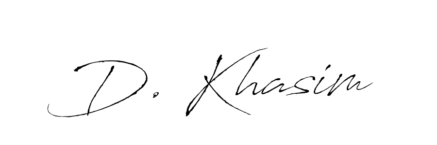 D. Khasim stylish signature style. Best Handwritten Sign (Antro_Vectra) for my name. Handwritten Signature Collection Ideas for my name D. Khasim. D. Khasim signature style 6 images and pictures png