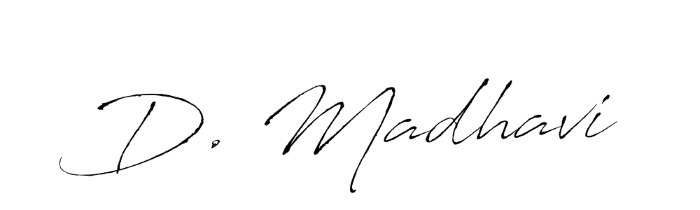 if you are searching for the best signature style for your name D. Madhavi. so please give up your signature search. here we have designed multiple signature styles  using Antro_Vectra. D. Madhavi signature style 6 images and pictures png