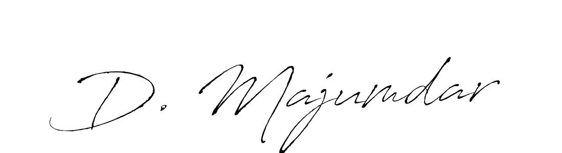 Antro_Vectra is a professional signature style that is perfect for those who want to add a touch of class to their signature. It is also a great choice for those who want to make their signature more unique. Get D. Majumdar name to fancy signature for free. D. Majumdar signature style 6 images and pictures png