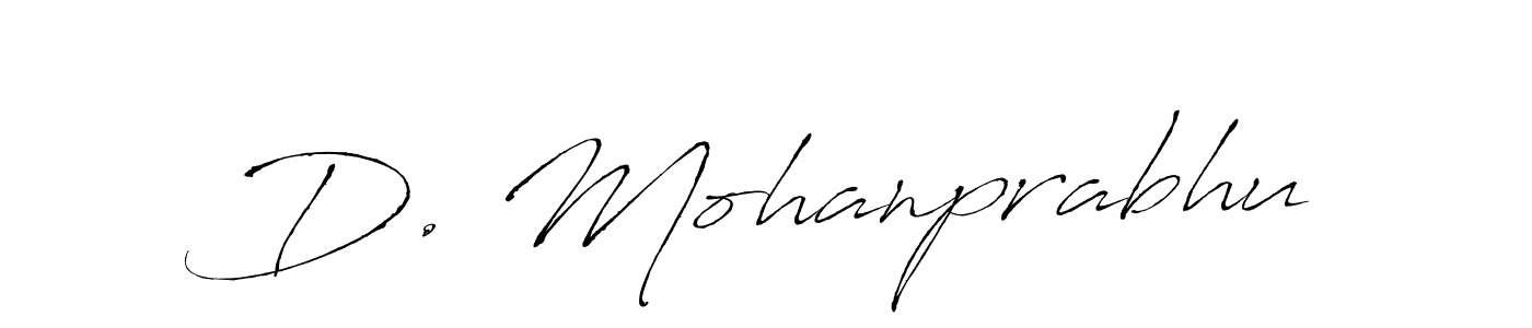 Make a beautiful signature design for name D. Mohanprabhu. Use this online signature maker to create a handwritten signature for free. D. Mohanprabhu signature style 6 images and pictures png