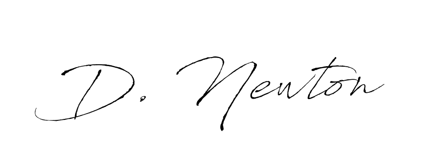 How to make D. Newton signature? Antro_Vectra is a professional autograph style. Create handwritten signature for D. Newton name. D. Newton signature style 6 images and pictures png