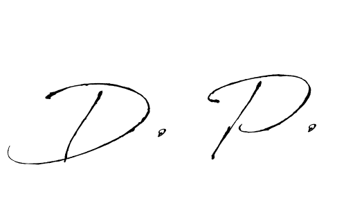 Create a beautiful signature design for name D. P.. With this signature (Antro_Vectra) fonts, you can make a handwritten signature for free. D. P. signature style 6 images and pictures png