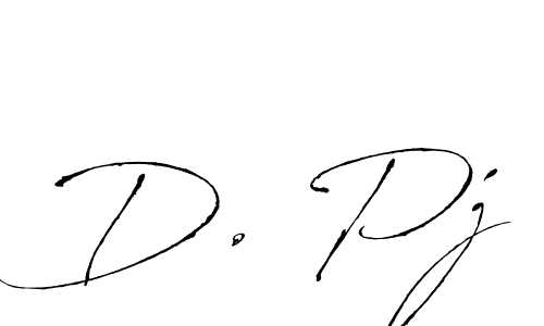 Use a signature maker to create a handwritten signature online. With this signature software, you can design (Antro_Vectra) your own signature for name D. Pj. D. Pj signature style 6 images and pictures png