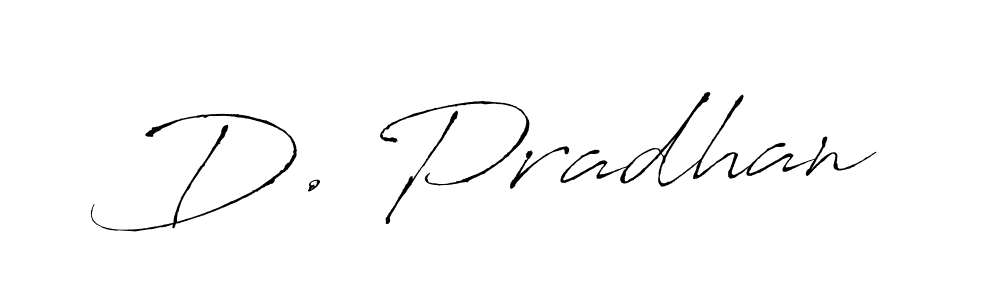 How to make D. Pradhan signature? Antro_Vectra is a professional autograph style. Create handwritten signature for D. Pradhan name. D. Pradhan signature style 6 images and pictures png