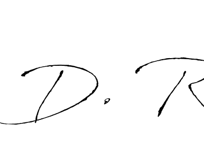 Design your own signature with our free online signature maker. With this signature software, you can create a handwritten (Antro_Vectra) signature for name D. R. D. R signature style 6 images and pictures png