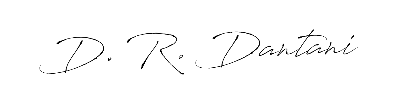 if you are searching for the best signature style for your name D. R. Dantani. so please give up your signature search. here we have designed multiple signature styles  using Antro_Vectra. D. R. Dantani signature style 6 images and pictures png