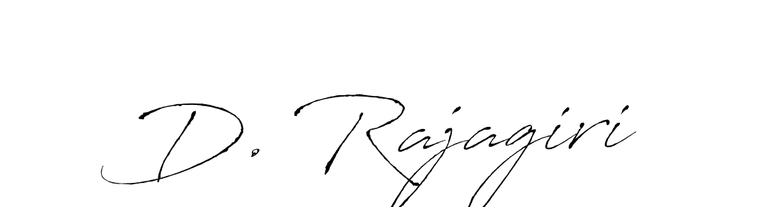 Similarly Antro_Vectra is the best handwritten signature design. Signature creator online .You can use it as an online autograph creator for name D. Rajagiri. D. Rajagiri signature style 6 images and pictures png