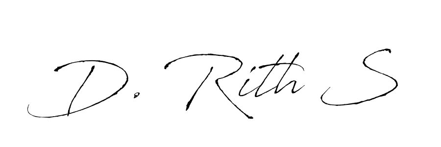 Also we have D. Rith S name is the best signature style. Create professional handwritten signature collection using Antro_Vectra autograph style. D. Rith S signature style 6 images and pictures png