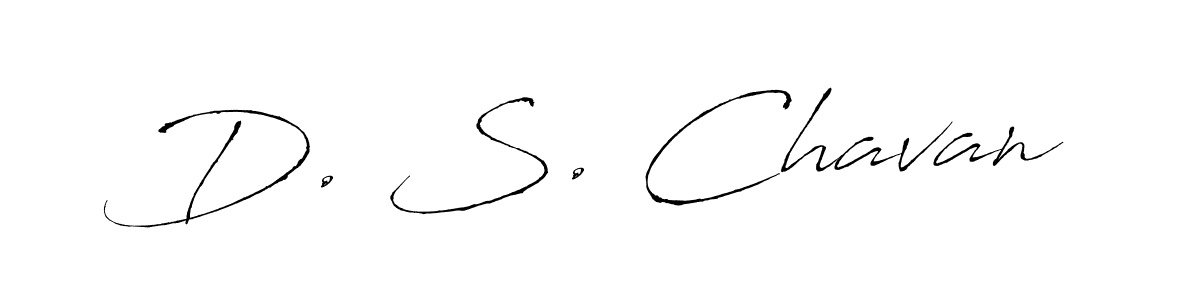 D. S. Chavan stylish signature style. Best Handwritten Sign (Antro_Vectra) for my name. Handwritten Signature Collection Ideas for my name D. S. Chavan. D. S. Chavan signature style 6 images and pictures png