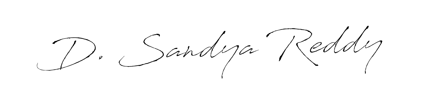 Antro_Vectra is a professional signature style that is perfect for those who want to add a touch of class to their signature. It is also a great choice for those who want to make their signature more unique. Get D. Sandya Reddy name to fancy signature for free. D. Sandya Reddy signature style 6 images and pictures png