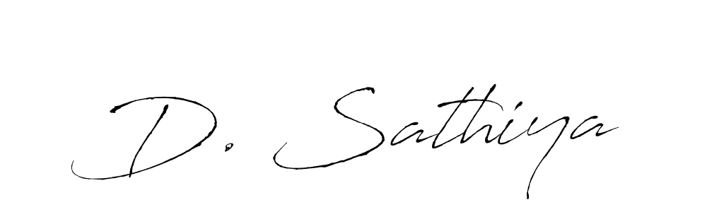 Also You can easily find your signature by using the search form. We will create D. Sathiya name handwritten signature images for you free of cost using Antro_Vectra sign style. D. Sathiya signature style 6 images and pictures png