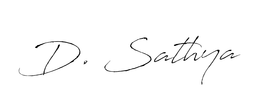 Similarly Antro_Vectra is the best handwritten signature design. Signature creator online .You can use it as an online autograph creator for name D. Sathya. D. Sathya signature style 6 images and pictures png
