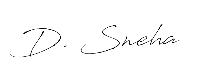 Create a beautiful signature design for name D. Sneha. With this signature (Antro_Vectra) fonts, you can make a handwritten signature for free. D. Sneha signature style 6 images and pictures png