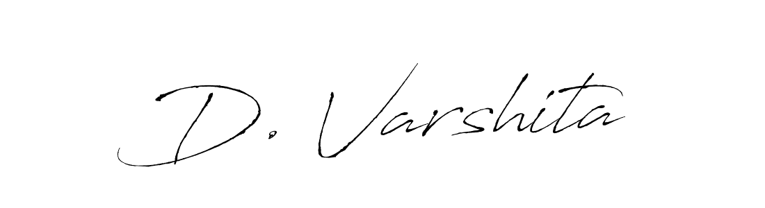 Make a beautiful signature design for name D. Varshita. With this signature (Antro_Vectra) style, you can create a handwritten signature for free. D. Varshita signature style 6 images and pictures png