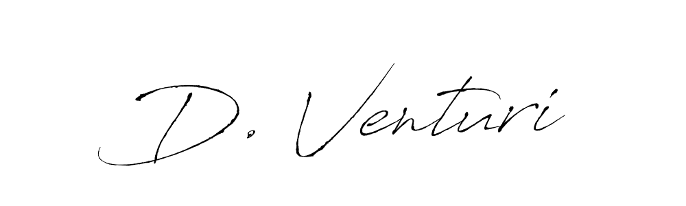 Design your own signature with our free online signature maker. With this signature software, you can create a handwritten (Antro_Vectra) signature for name D. Venturi. D. Venturi signature style 6 images and pictures png