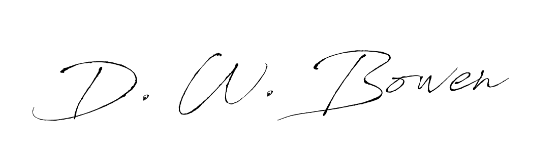 Once you've used our free online signature maker to create your best signature Antro_Vectra style, it's time to enjoy all of the benefits that D. W. Bowen name signing documents. D. W. Bowen signature style 6 images and pictures png