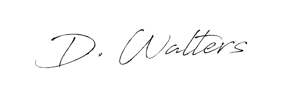 This is the best signature style for the D. Walters name. Also you like these signature font (Antro_Vectra). Mix name signature. D. Walters signature style 6 images and pictures png