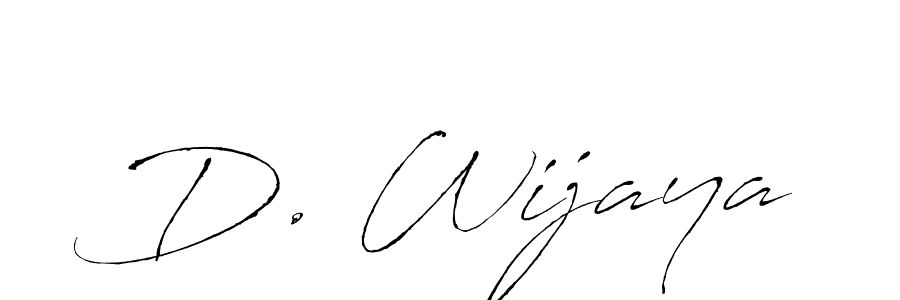 Also we have D. Wijaya name is the best signature style. Create professional handwritten signature collection using Antro_Vectra autograph style. D. Wijaya signature style 6 images and pictures png