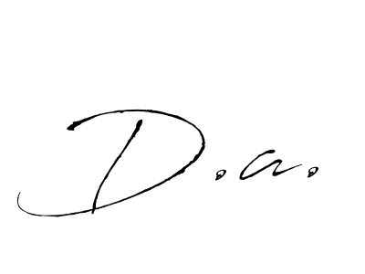 D.a. stylish signature style. Best Handwritten Sign (Antro_Vectra) for my name. Handwritten Signature Collection Ideas for my name D.a.. D.a. signature style 6 images and pictures png