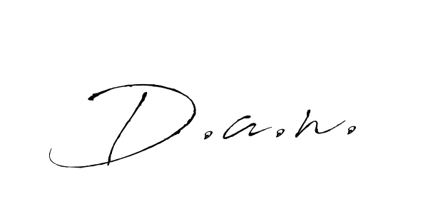 The best way (Antro_Vectra) to make a short signature is to pick only two or three words in your name. The name D.a.n. include a total of six letters. For converting this name. D.a.n. signature style 6 images and pictures png