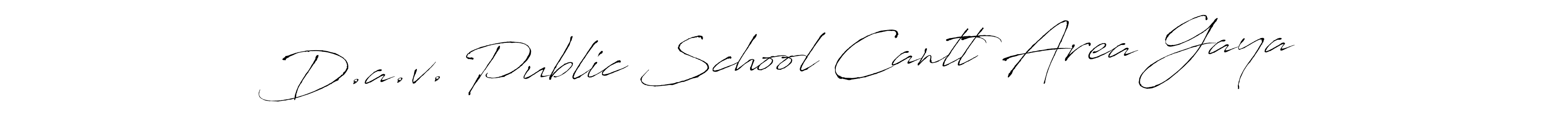 Use a signature maker to create a handwritten signature online. With this signature software, you can design (Antro_Vectra) your own signature for name D.a.v. Public School Cantt Area Gaya. D.a.v. Public School Cantt Area Gaya signature style 6 images and pictures png