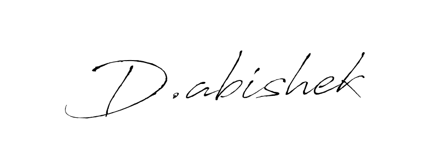 You should practise on your own different ways (Antro_Vectra) to write your name (D.abishek) in signature. don't let someone else do it for you. D.abishek signature style 6 images and pictures png