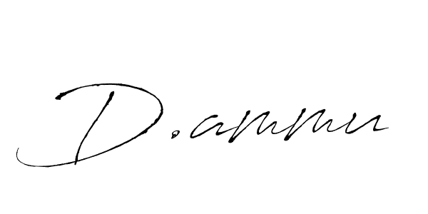 D.ammu stylish signature style. Best Handwritten Sign (Antro_Vectra) for my name. Handwritten Signature Collection Ideas for my name D.ammu. D.ammu signature style 6 images and pictures png