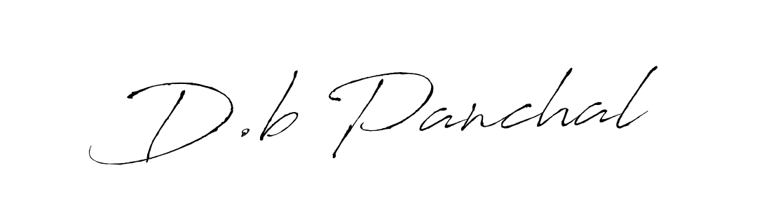 Design your own signature with our free online signature maker. With this signature software, you can create a handwritten (Antro_Vectra) signature for name D.b Panchal. D.b Panchal signature style 6 images and pictures png