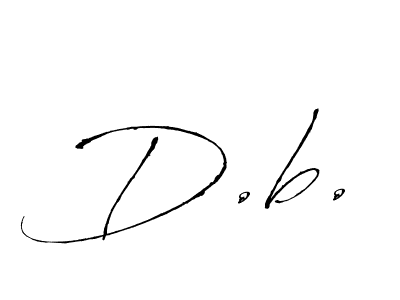 Design your own signature with our free online signature maker. With this signature software, you can create a handwritten (Antro_Vectra) signature for name D.b.. D.b. signature style 6 images and pictures png