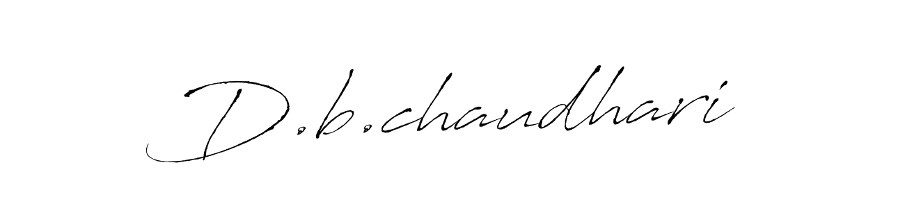 You should practise on your own different ways (Antro_Vectra) to write your name (D.b.chaudhari) in signature. don't let someone else do it for you. D.b.chaudhari signature style 6 images and pictures png