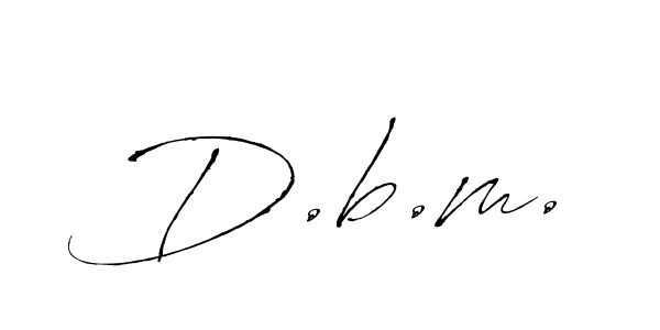 It looks lik you need a new signature style for name D.b.m.. Design unique handwritten (Antro_Vectra) signature with our free signature maker in just a few clicks. D.b.m. signature style 6 images and pictures png