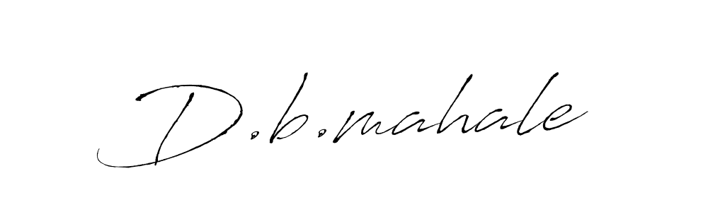 You should practise on your own different ways (Antro_Vectra) to write your name (D.b.mahale) in signature. don't let someone else do it for you. D.b.mahale signature style 6 images and pictures png