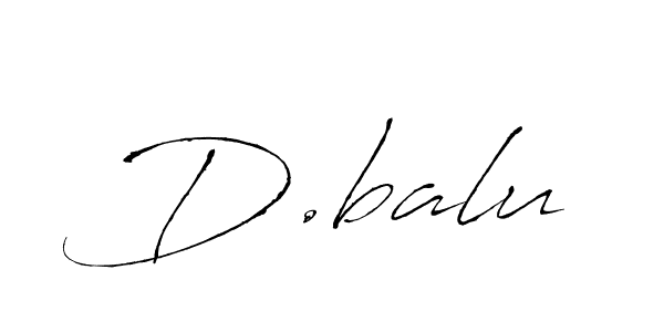 Also we have D.balu name is the best signature style. Create professional handwritten signature collection using Antro_Vectra autograph style. D.balu signature style 6 images and pictures png
