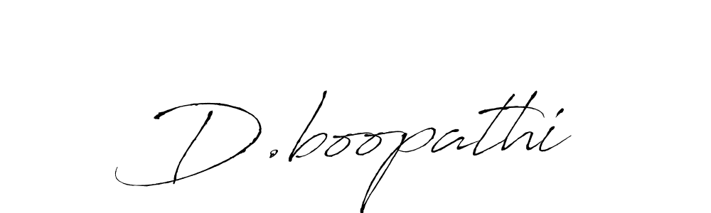 D.boopathi stylish signature style. Best Handwritten Sign (Antro_Vectra) for my name. Handwritten Signature Collection Ideas for my name D.boopathi. D.boopathi signature style 6 images and pictures png