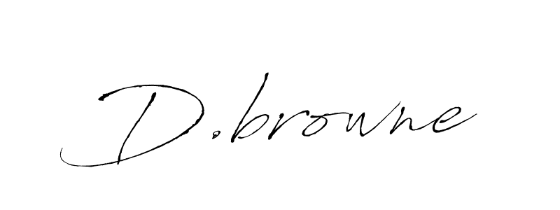 Use a signature maker to create a handwritten signature online. With this signature software, you can design (Antro_Vectra) your own signature for name D.browne. D.browne signature style 6 images and pictures png