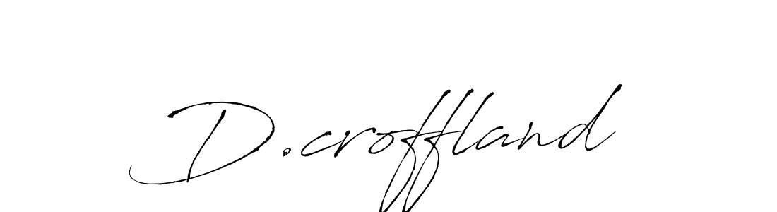 How to Draw D.croffland signature style? Antro_Vectra is a latest design signature styles for name D.croffland. D.croffland signature style 6 images and pictures png